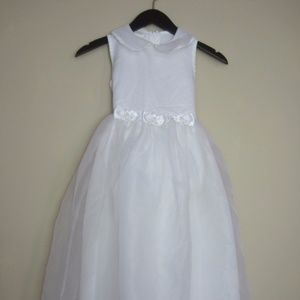 BONNIE JEAN Dress Sz 7 Girls Kids Wedding Gown VTG